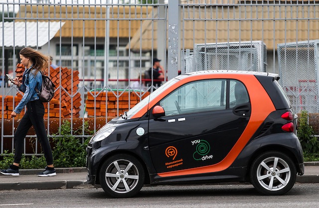 Автомобили Smart от каршеринга YouDrive